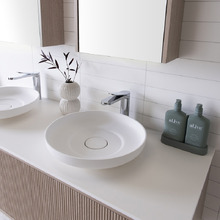 Flume 400mm Round Cast Marble Basin